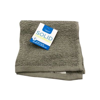 Interiors by Design Gray Washcloth Pack