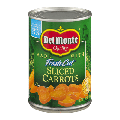 Del Monte Carrots, Sliced