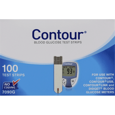 Contour Test Strips, Blood Glucose