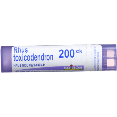 Boiron Rhus Toxicodendron 200CK, Homeopathic Medicine for Joint Pain