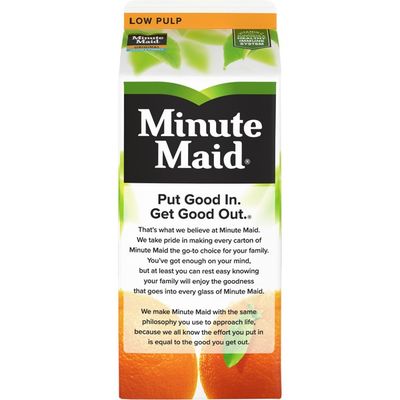 Minute Maid Orange Juice W/ Calcium, Fruit Juice Drink