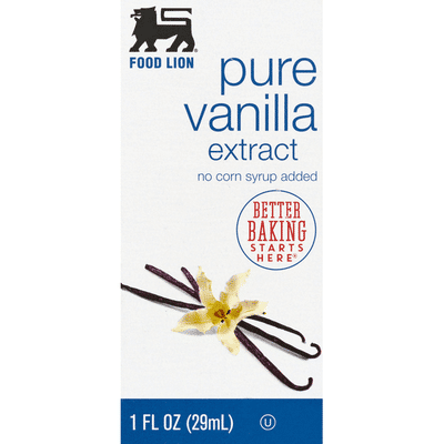 Food Lion Vanilla Extract, Pure