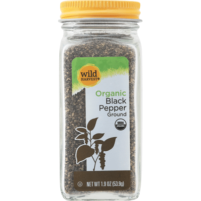 Wild Harvest Black Pepper, Ground