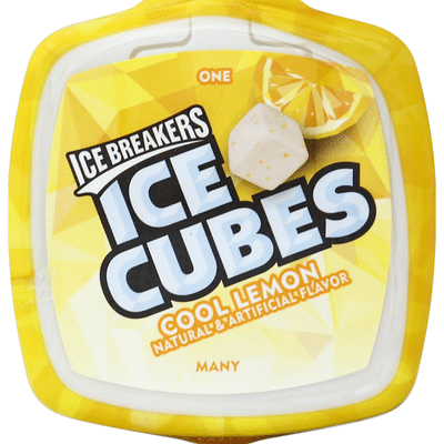 Ice Breakers Ice Cubes Gum Cool Lemon Flavor - 40 PCS
