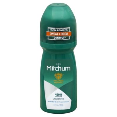 Mitchum Anti-Perspirant & Deodorant, Men, Invisible Roll-On, Unscented