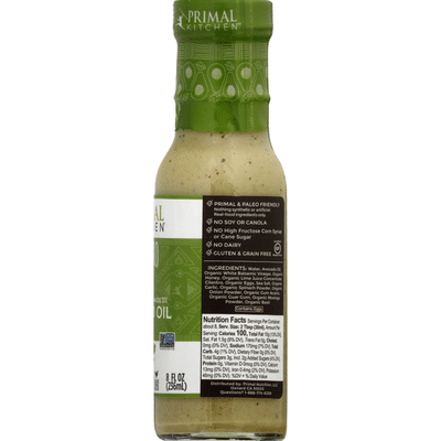 Primal Kitchen Dressing & Marinade, Cilantro Lime