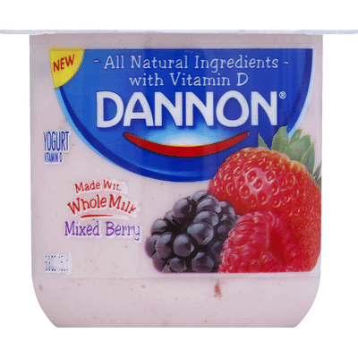 Dannon Blended Mixed Berry Yogurt