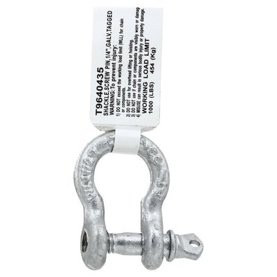 Campbell's Shackle, Screw Pin, 1/4 Inch