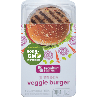 Franklin Farms Veggie Burger, Original Recipe