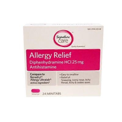 Signature Allergy Relief, 24 Hour, Original Prescription Strength, 10 mg, Tablets