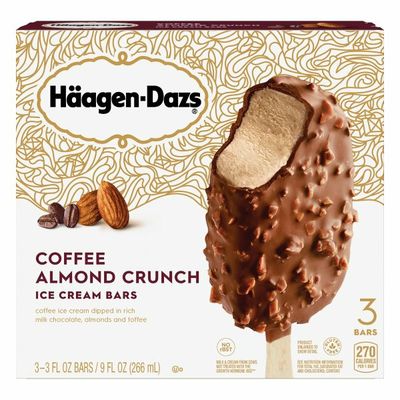 Haagen-Dazs Coffee Almond Crunch Ice Cream Bars