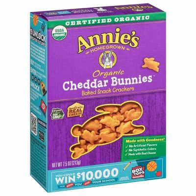 Annie's Organic Cheddar Bunnies Baked Snack Crackers