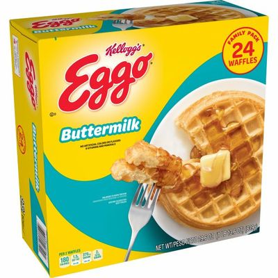 Eggo Frozen Waffles, Frozen Breakfast, Toaster Waffles, Buttermilk