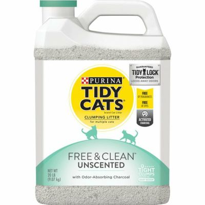 Purina Tidy Cats Clumping Cat Litter, Free & Clean Unscented Multi Cat Litter
