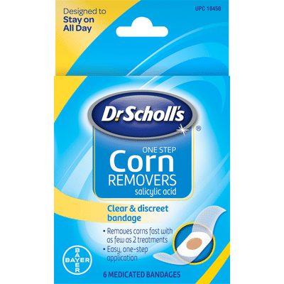 Dr. Scholl's Corn Remover, One Step, Medicated Bandages