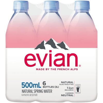 evian Natural Spring Water