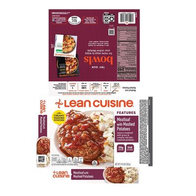 Lean Cuisine Comfort Features Meatloaf with Mashed Potatoes Frozen Meal