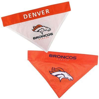 Large-Extra Large Denver Broncos Reversible Pet Bandana