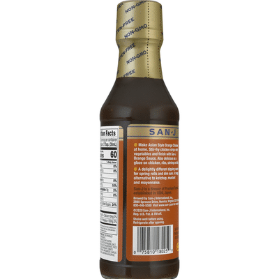 San-J Asian Glaze & Stir-Fry, Gluten Free, Orange Sauce