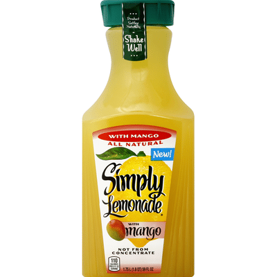 Simply Lemonade Lemonade, with Mango (59 fl oz) - Instacart