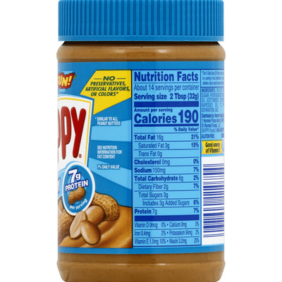 Featured image of post Recipe of Skippy Chunky Peanut Butter Nutrition Facts