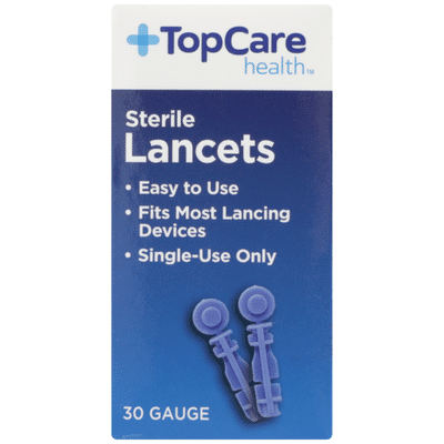 TopCare 30 Gauge Sterile Lancets