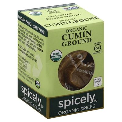 Spicely Organics Cumin, Ground, Organic