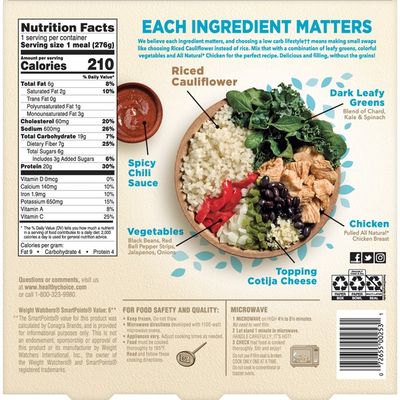 Healthy Choice Power Bowls Spicy Black Bean And Chicken
