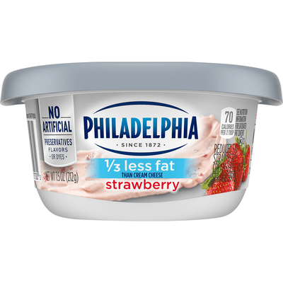 Philadelphia Strawberry Reduced Fat Cream Cheese Spread with a Third Less Fat