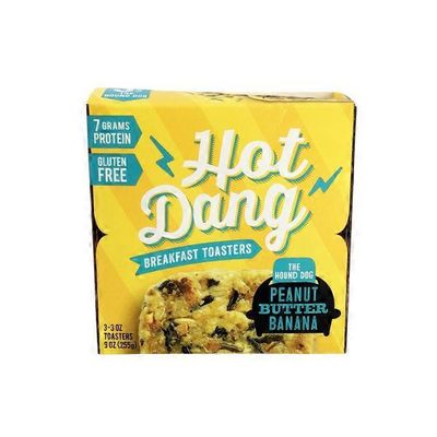 Hot Dang Peanut Butter Banana Breakfast Toasters