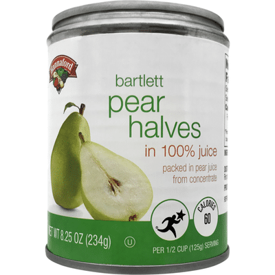 Hannaford Pear Halves in Juice