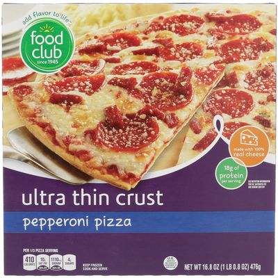 Food Club Ultra Thin Crust Pepperoni Pizza