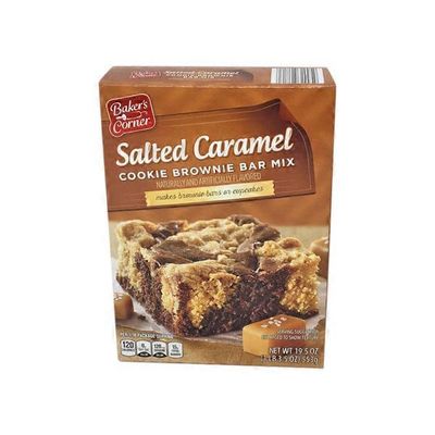 Baker's Corner Salted Caramel Cookie Brownie Bar Mix