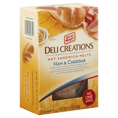 Oscar Mayer Hot Sandwich Melts, Ham & Cheddar