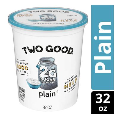 Two Good Low Fat Lower Sugar Plain Greek Yogurt