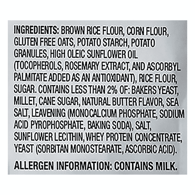 Miltons Baked Crackers, Gluten Free, Crispy Sea Salt