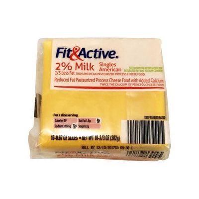 Fit & Active 2% Milk American Cheese Singles