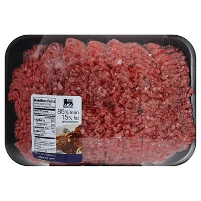 Food Lion Fesh Ground Round, 85% Lean/15% Fat