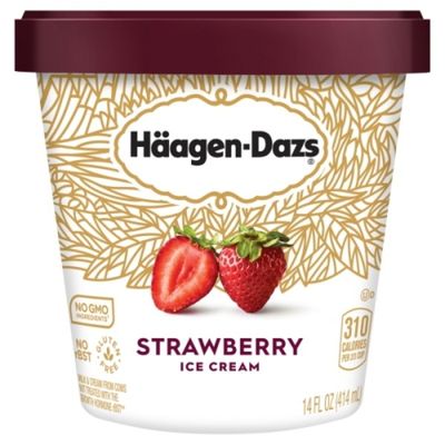 Haagen-Dazs Strawberry Ice Cream