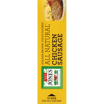 Jones Dairy Farm Golden Brown All Natural Fully Cooked Chicken Sausage Patties