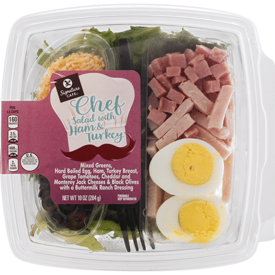 Signature Cafe Chef Salad with Ham & Turkey