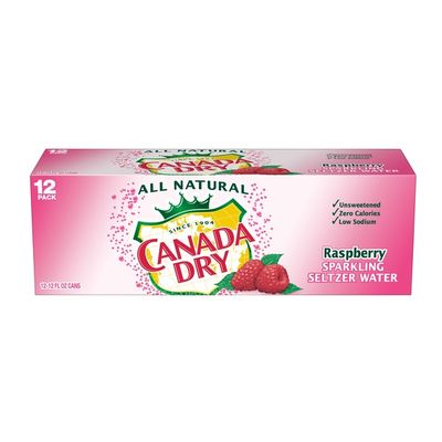 Canada Dry Raspberry Sparkling Seltzer Water