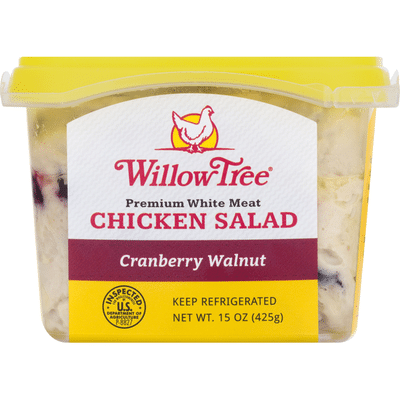 Willow Tree Poultry Farm Chicken Salad, Cranberry Walnut (15 oz ...