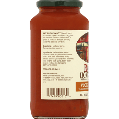 Rao's Homemade Homemade Vodka Sauce