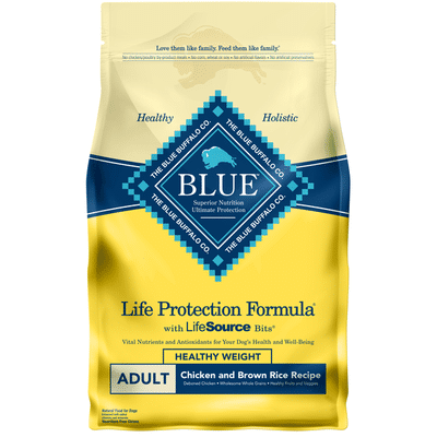 Blue Buffalo Life Protection Formula Natural Adult Healthy Weight Dry Dog Food, Chicken and Brown Rice