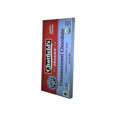 Chatfields Unsweetened Chocolate Premium Baking Bar