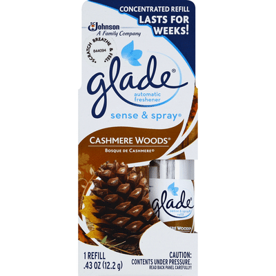 Glade Automatic Freshener, Cashmere Woods