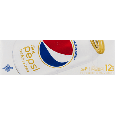 Diet Pepsi Caffeine Free 12 Ct 12 Fl Oz Instacart