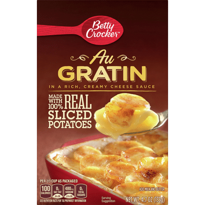 Betty Crocker Au Gratin Potatoes 4 7 Oz Instacart