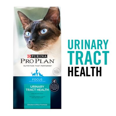 Purina Pro Plan Urinary Tract Health Dry Cat Food, FOCUS Urinary Tract Health Chicken & Rice Formula